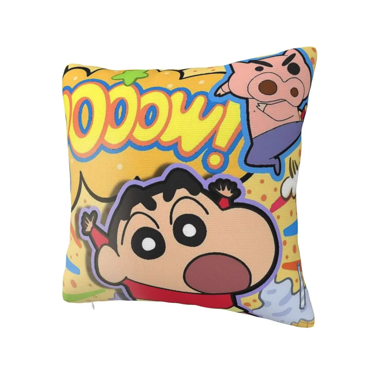 Crayon Shin-chans Pillow Cover Funny Pillow Case For Sofa Bedroom Home Decor Cushion Cover Polyester Graphic Pillowcases Gift