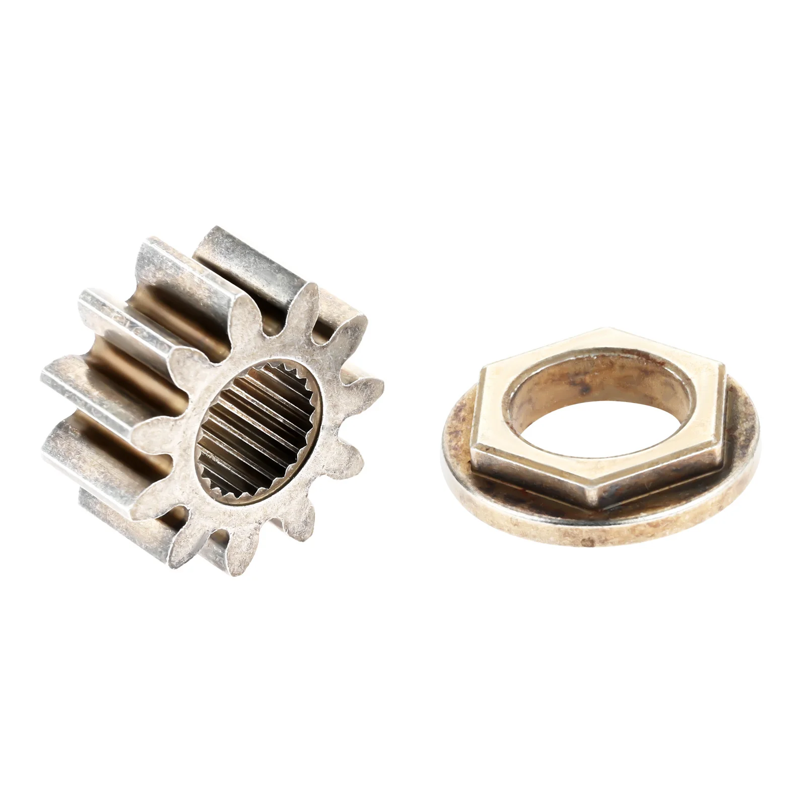 717-1554 Pinion Gear with 941-0656A Hex Flange Bearing Kit 11 Teeth Splined Bore for MTD 741-0656 TORO 112-0863 Riders Replace