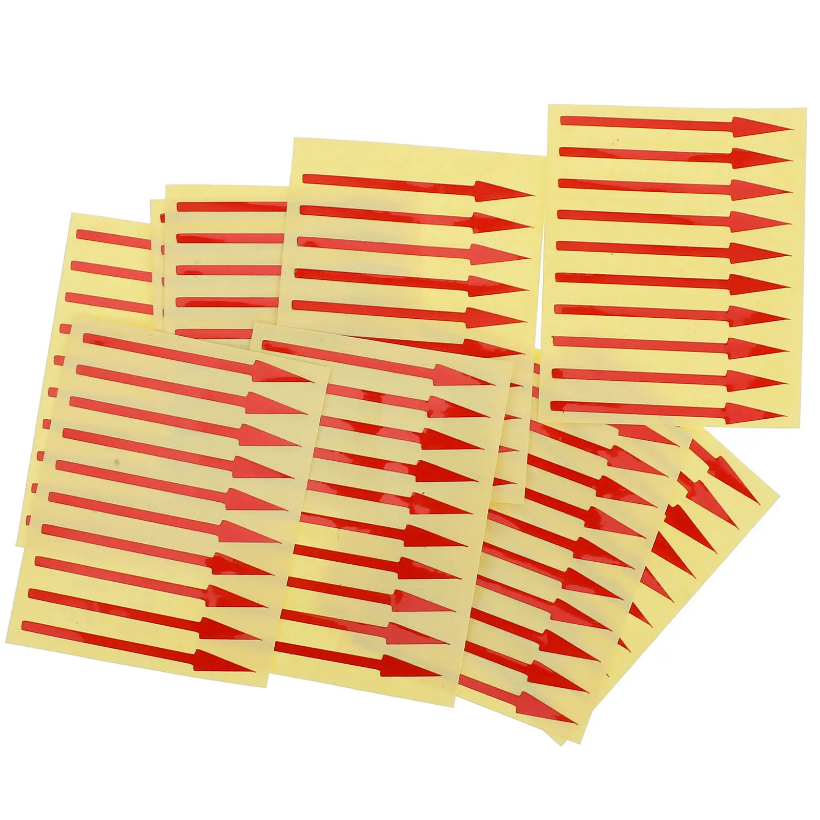 

100Pcs Pressure Gauge Stickers Waterproof Adhesive Reflective Arrow Indicators Instrument Panel Direction Markers for Clear