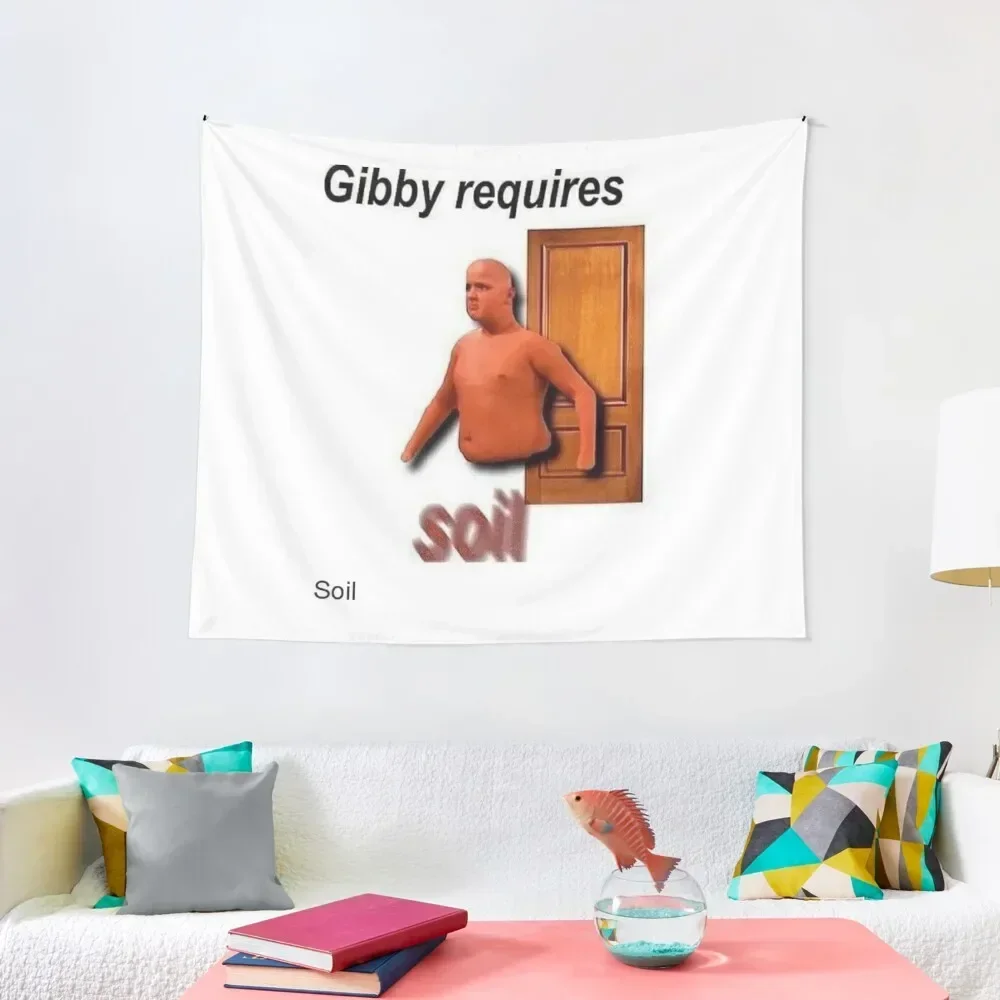 gibby requires soil Tapestry Home Decorating House Decorations Aesthetic Room Decor Korean Tapestry