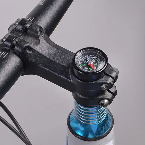 Bike Compass Lightweight Handlebar Compass Waterproof Motorcycle Compass Dustproof S/L Multi-Purpose for Bicycle/Motorcycle