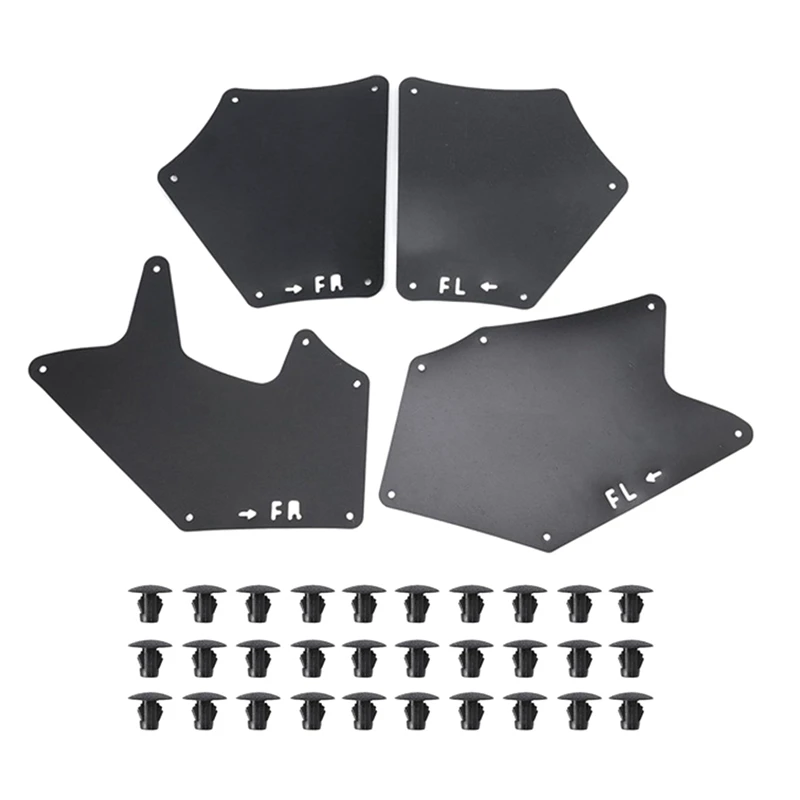 New Car Engine Splash Guards Splash Shield Seals For Toyota  Sequoia 07-21 Car Mudguards Front Fender Liner Mud Flaps