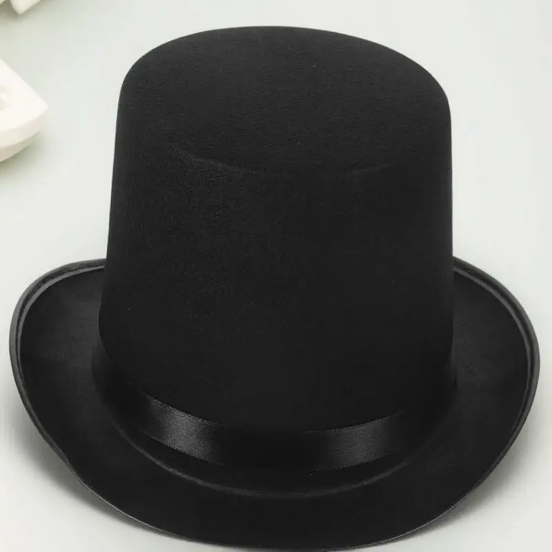 

Magician Hat Red Retro Party Costume Accessory For Adult Dress Up Masquerade Event Cosplay Wizard Party Hat