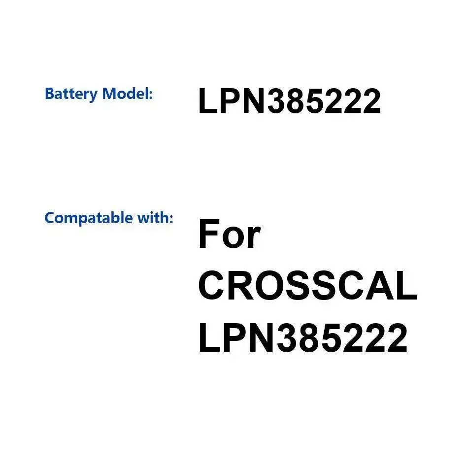 

Mobile Phone Battery High Compatibility 2220Mah Environmentally Friendly For Crosscal LPN385222