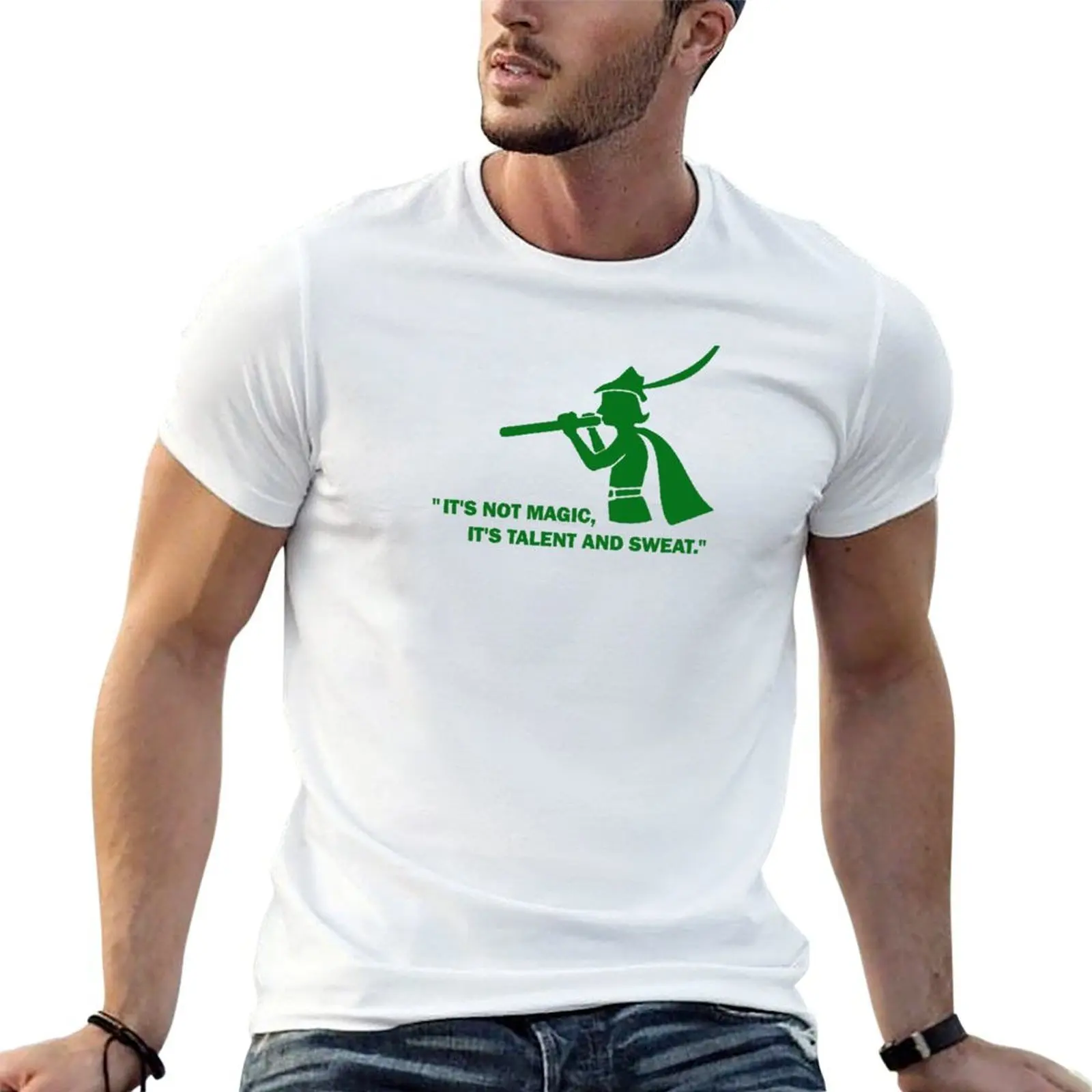 

Not Magic Gilfoyle Quote - Pied Piper logo Silicon Valley T-Shirt t shirt man casual t shirt for man man tshirt T-shirt