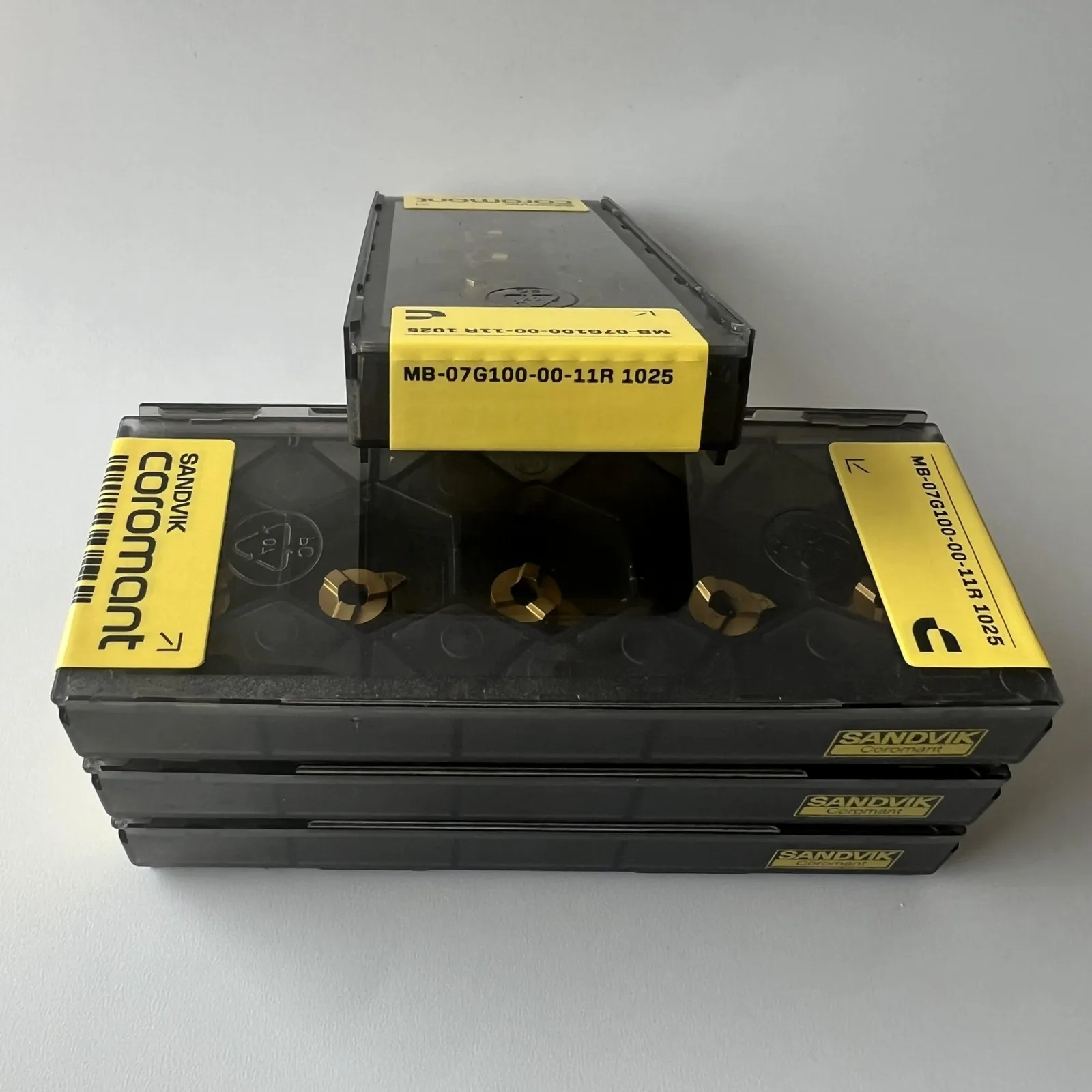 SANDVIK / MB-07G100-00-11R 1025 / شفرة سبائك الصلب السويدية الأصلية 10 قطع #2