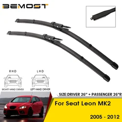 Car Wiper Blades For Seat Leon MK2 2005-2012 Windshield Windscreen Front Window Blades 26