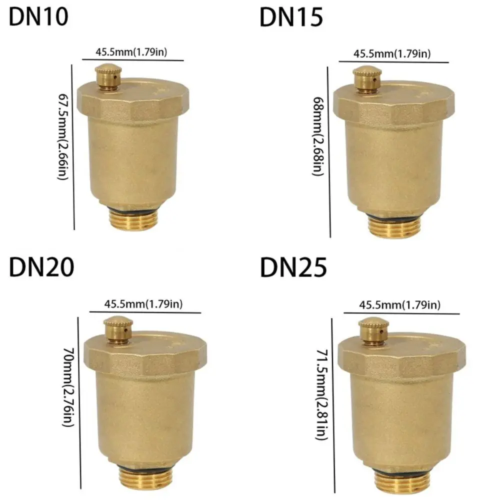 Brass Material Automatic Exhaust Release Valve Automatic Operation Pressure Release Solar Water Heater Valve
