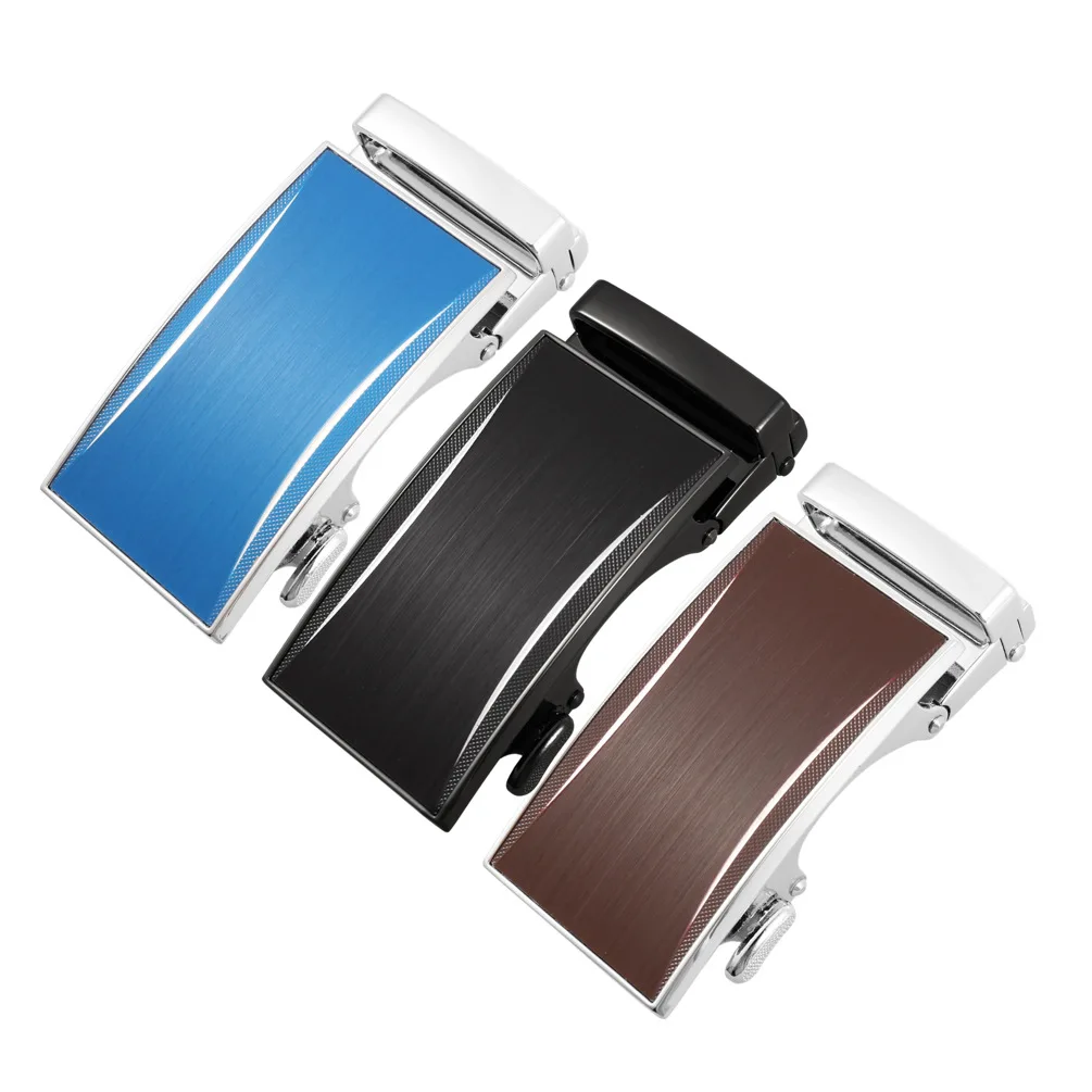 Colourful Zinc Alloy Belt Buckle Fashion Casual Men's Belt Accessories Classic Versatile Automatic Buckle 3.5cm