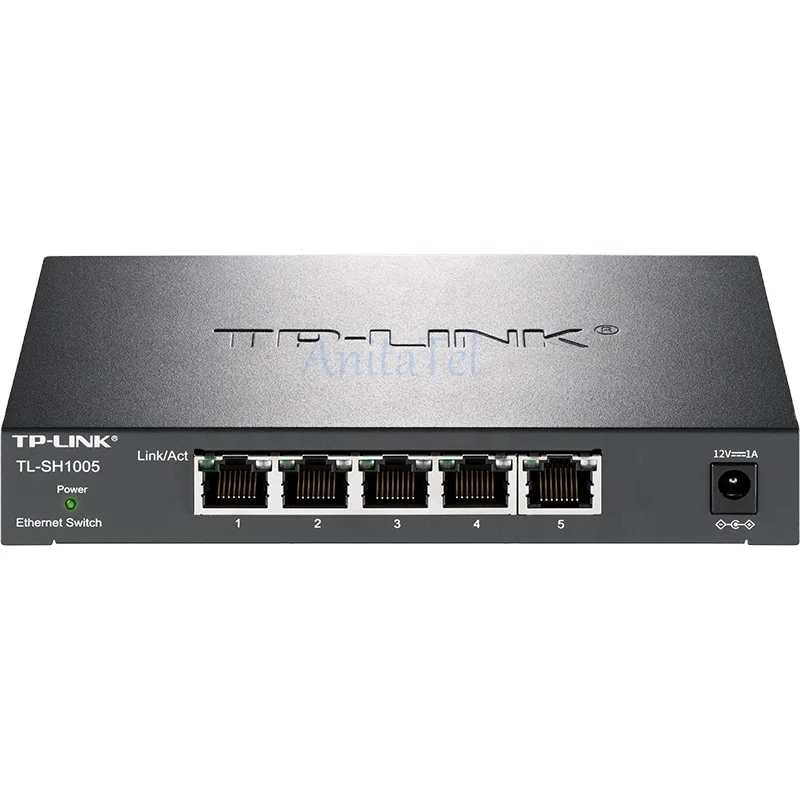 

TL-SH1005 Switch 2500mbps 5port 2.5gbs Switch 2.5gbps Switch Gigabit All RJ45 Ethernet Plug and Play TP-LINK