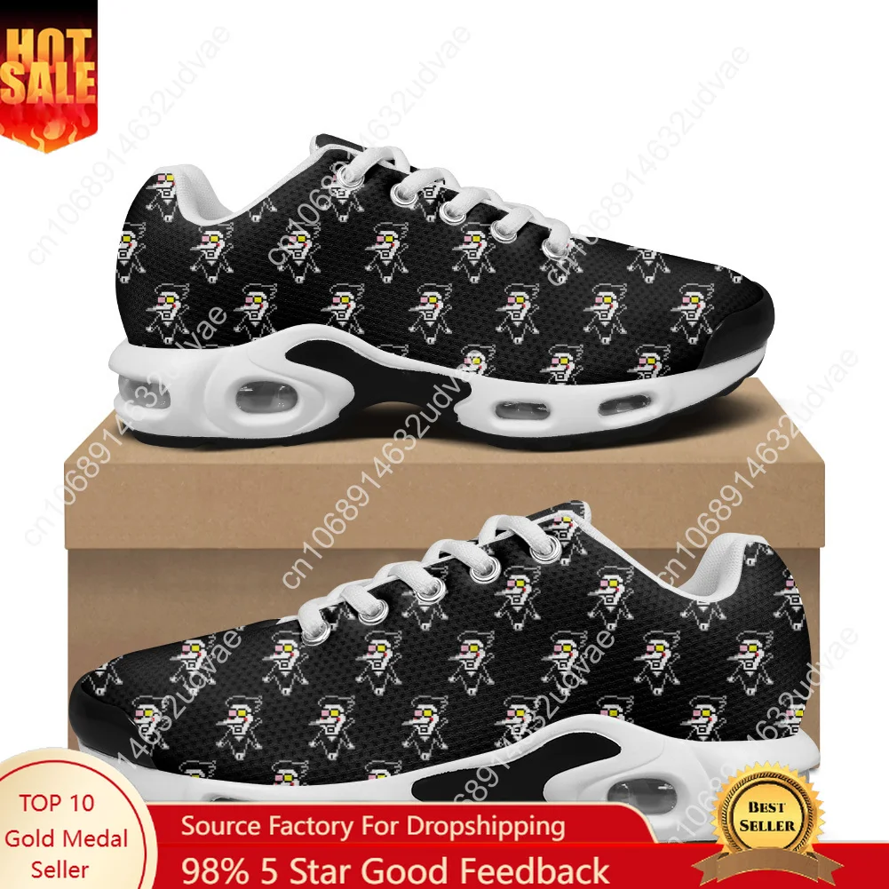 

Deltarune Spamton Undertale Air Cushion Sneakers Mens Womens Teenager Lightweight Sports Shoes Custom Leisure Mesh Sneaker