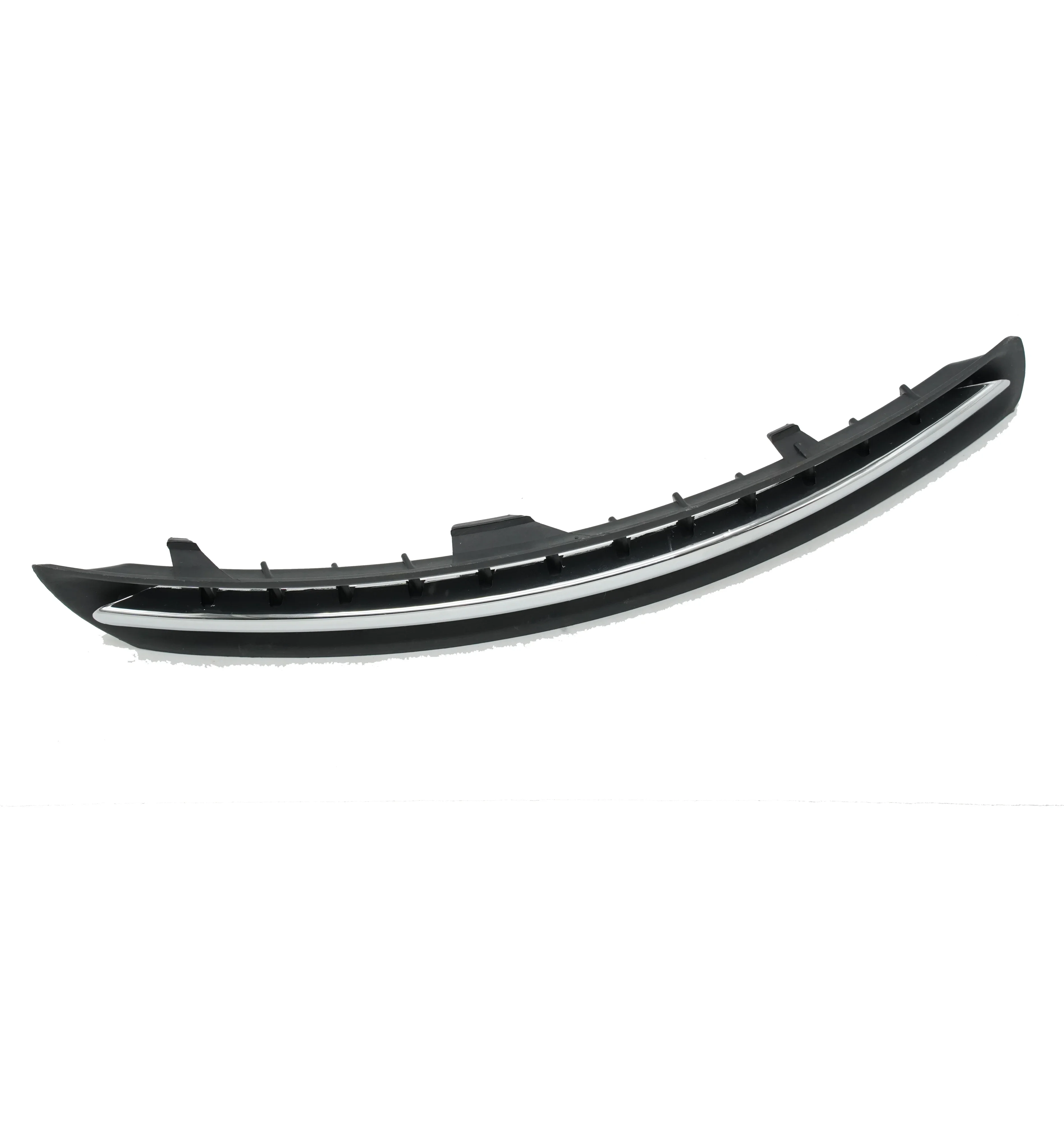 For Volvo XC90 2003- Front Bumper and Grille Covers, Black, Replacement Set