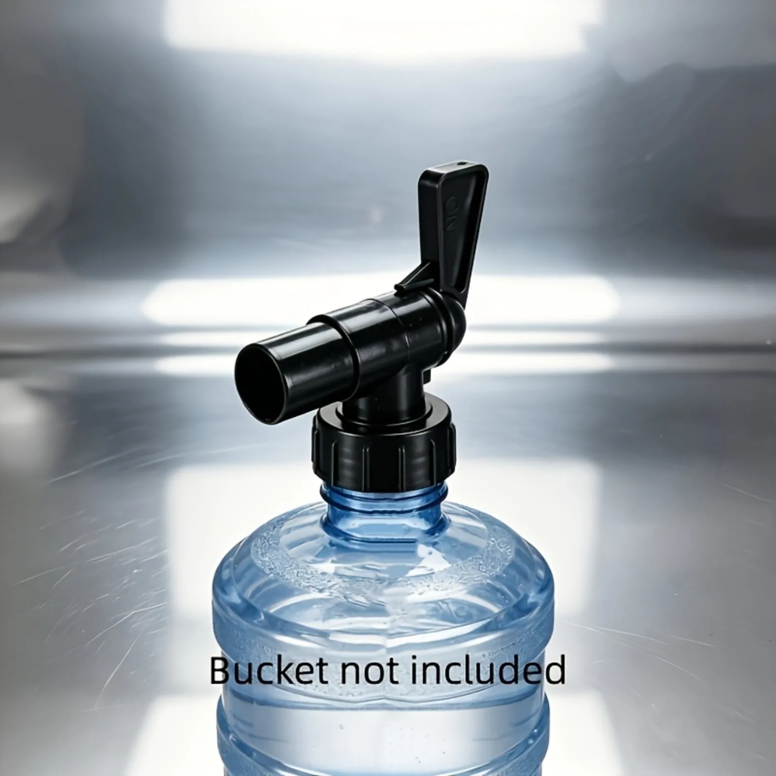 Plastic Bucket Spigot Tap 1 Pack, Leak-Proof Threaded Water Valve for Home Storage & Industrial Liquid Dispensing