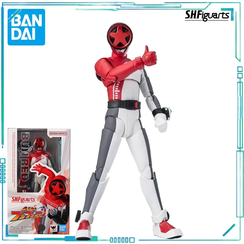 반다이 정품 S.H. Figuarts 시리즈 슈퍼 센타이 왕 스타일 팀 폭발 팀 항공기 팀 이동식 완제품 모델