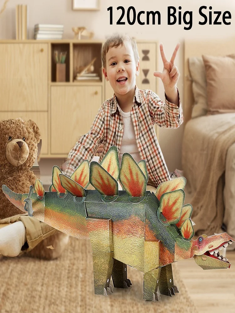 Large Tyrannosaurus Rex Puzzle 3D Dinosaur Puzzle Boy Toy Creative Gift DIY creativity puzzle for hands-on toys