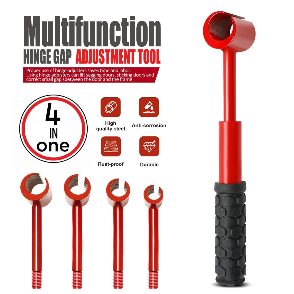 Thread Door Hinge Adjustment Wrench Portable Replaceable Hinge Repair Spanner Multiple Sizes Door Repair Wrenches Manual Tools