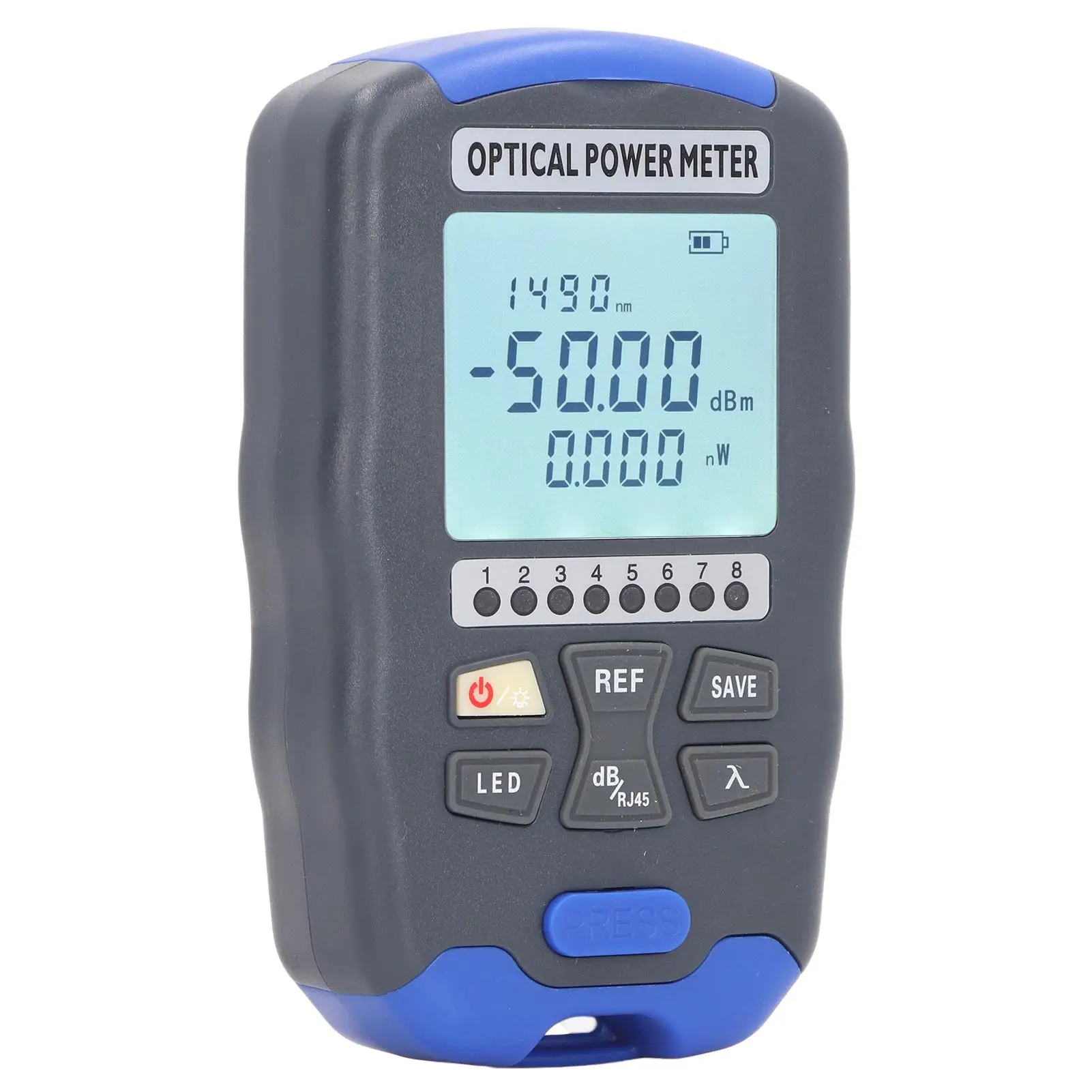 3-in-1 Optical Power Meter -70 to +10dBm, 850-1650nm for  Optic for telecommunications Testing