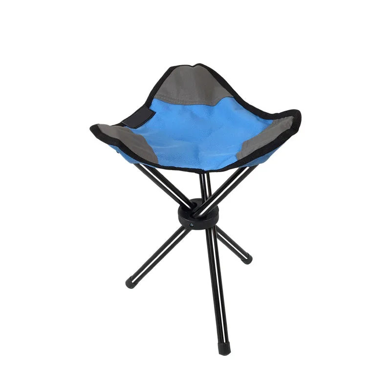 Outdoor Portable Mini Three-legged stool Barbecue Camping stool Folding Beach stool Fishing Stools