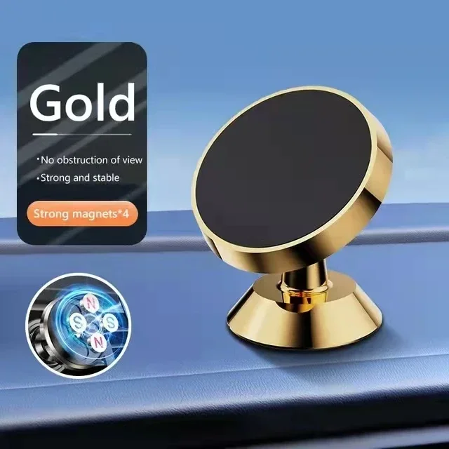 Magnetischer Autotelefonhalter, Magnethalterung, mobiler Handy-Ständer, GPS-Unterstützung für iPhone 14, 13, 12 Pro, Xiaomi, Huawei, Samsung, Oneplus