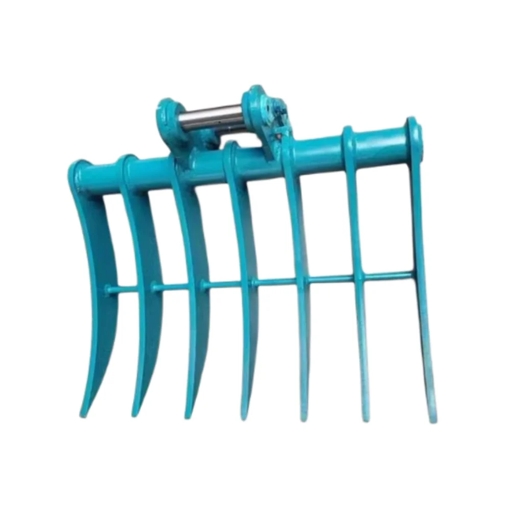 For Mini Excavator Bucket Breaker Loosening Rake Quick Change Weeding Rake Drain Screen Bucket control arm accessories