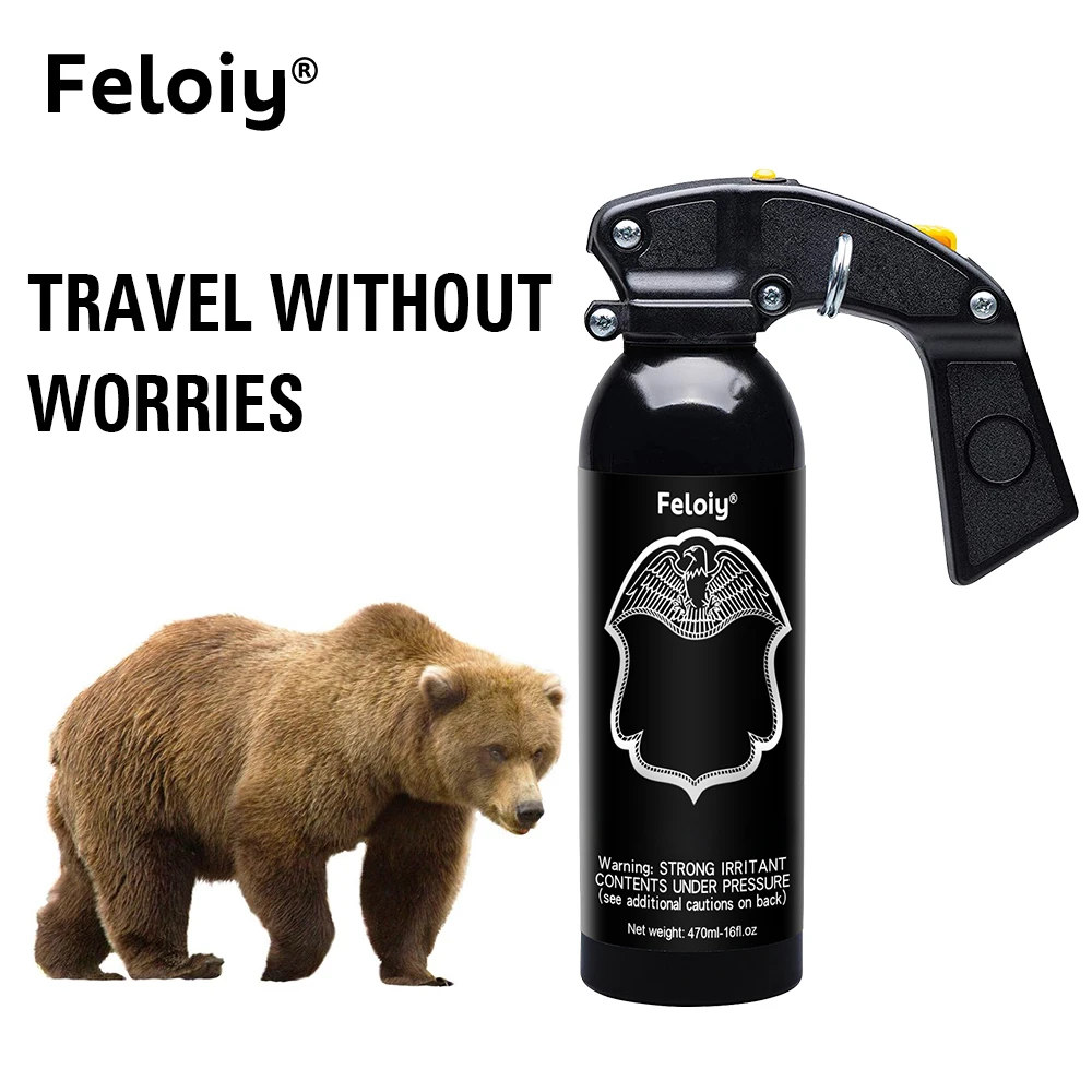 Bear Spray, Powerful Oily Resin Pepper, Spray Barrier Defense, Safe Self-defense Protection, Easy To Carry