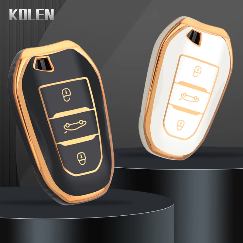 TPU Car Remote Key Case Cover Shell For Peugeot 2008 3008 4008 5008 308 408 508 Citroen C1 C2 C4 C6 C3-XR Picasso Grand DS3 DS5