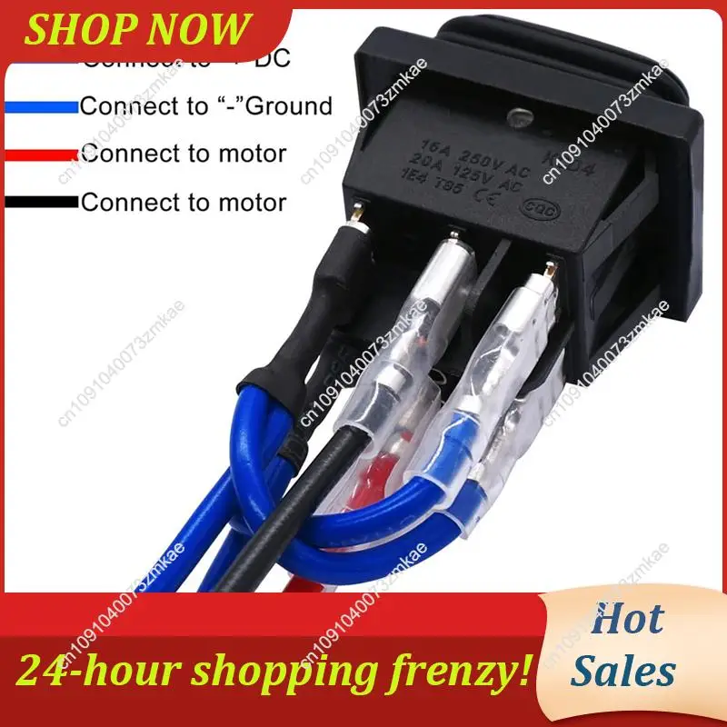 Daily Sale 4X Momentary Polarity Reverse Switch Waterproof Control Motor Actuator 6 Pin 3 Position Rocker Toggle Switch