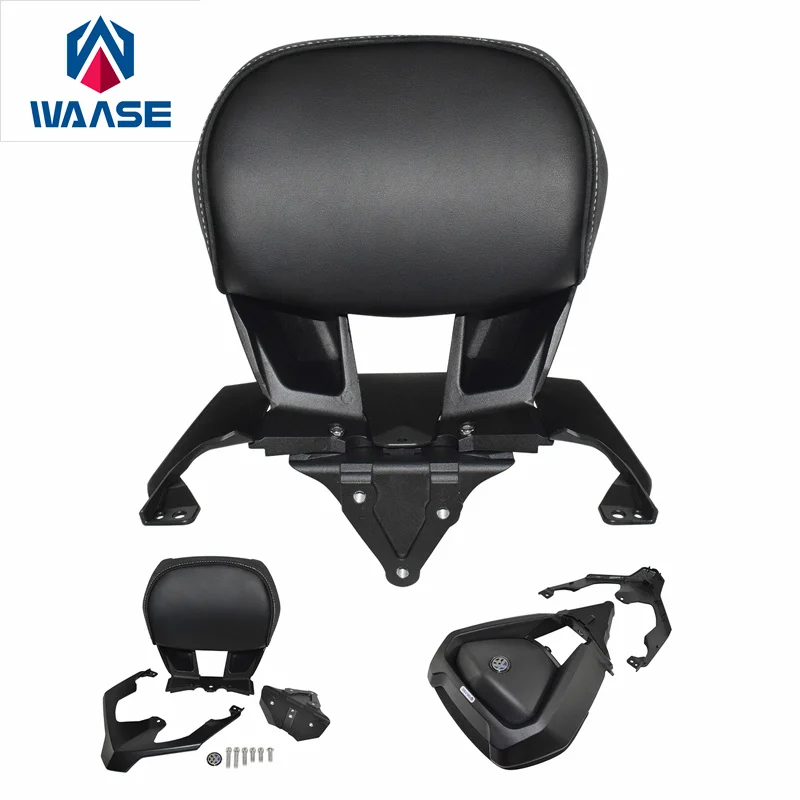 

waase For Yamaha X-MAX XMAX 300 2018 2019 2020 2021 2022 Rear Sissy Bar Passenger Back Rest Mounting Hardware Backrest