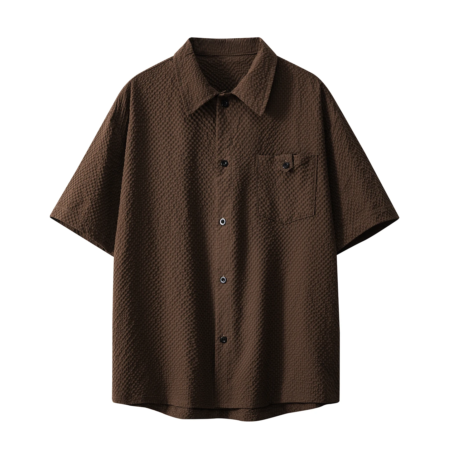 

Men Summer American Style Fashion Brand Shirt Men New Loose Short Sleeve Shirts Men Ice Silk Breathable Casual Streetwear Tees