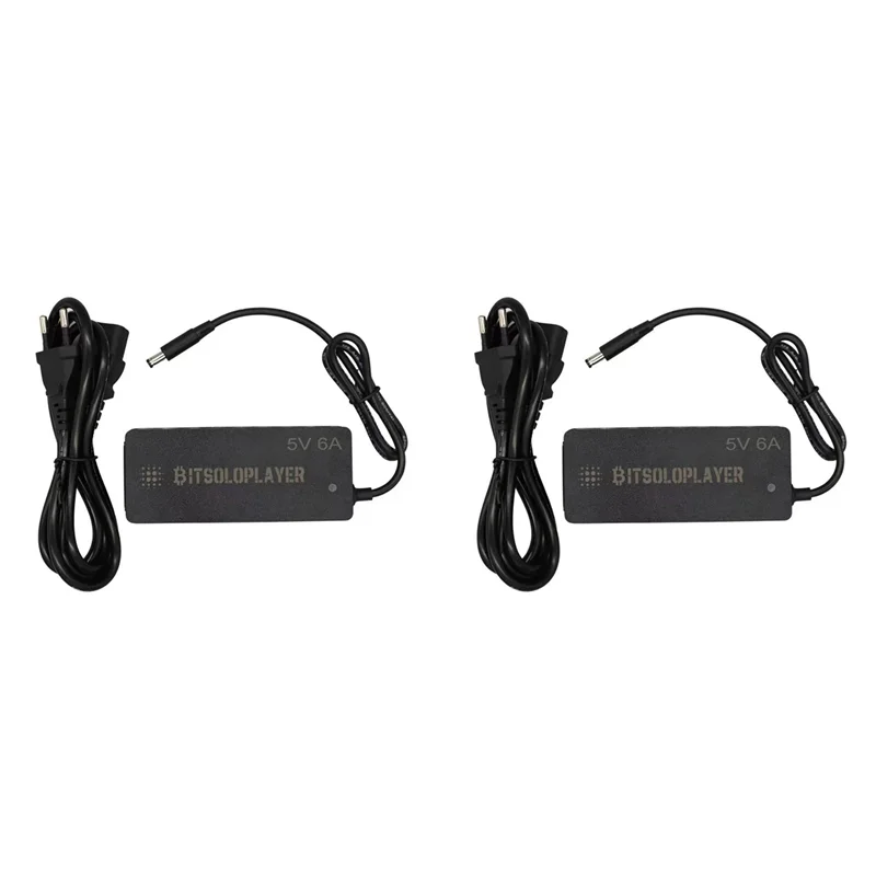 

【B74A】2X Bitaxe 5V 6A 30W DC Power Supply Adapter For Bitaxe Max,Ultra,Gamma,Nerdaxe Power Adapter EU PLUG