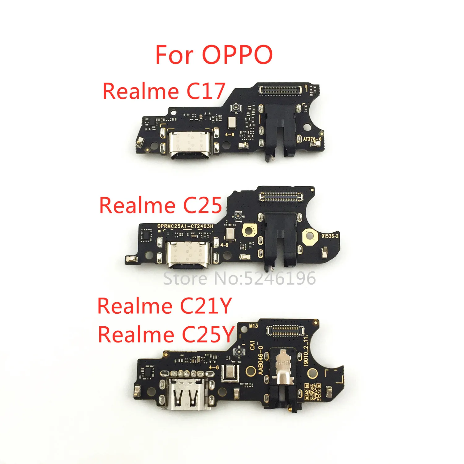 1 Uds puerto de carga USB Cable flexible para OPPO Realme C17 OPPO Realme C25 para OPPO Realme C25Y Realme C21Y Base pieza de reemplazo