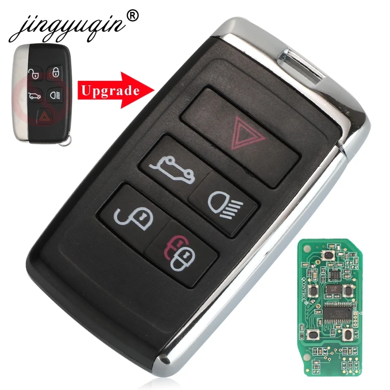 

jingyuqin Remote Key 315/434MHz for Land Rover Discovery Freelander Range Rover Sport Evoque fit Jaguar F-Pace F-Type XE XF XJ