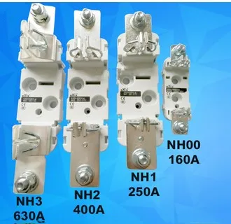 퓨즈 베이스: XR NH3 SD3-SC 630A 690Vac / NH SD2-STC 400A / NH1 SD1-STC 250A / NH00 SD00-STC 160A 690Vac