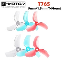 T-Motor T76S 3-Blades Super Smooth Control High Efficiency Propellers Prop 2Pairs/Set For RC Fixed-wing Airplane Drone Motor