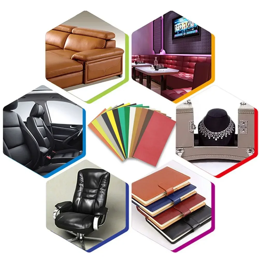 Home Repairing Craft Self Adhesive Sofa Patch PU Leather Fabric Sticker