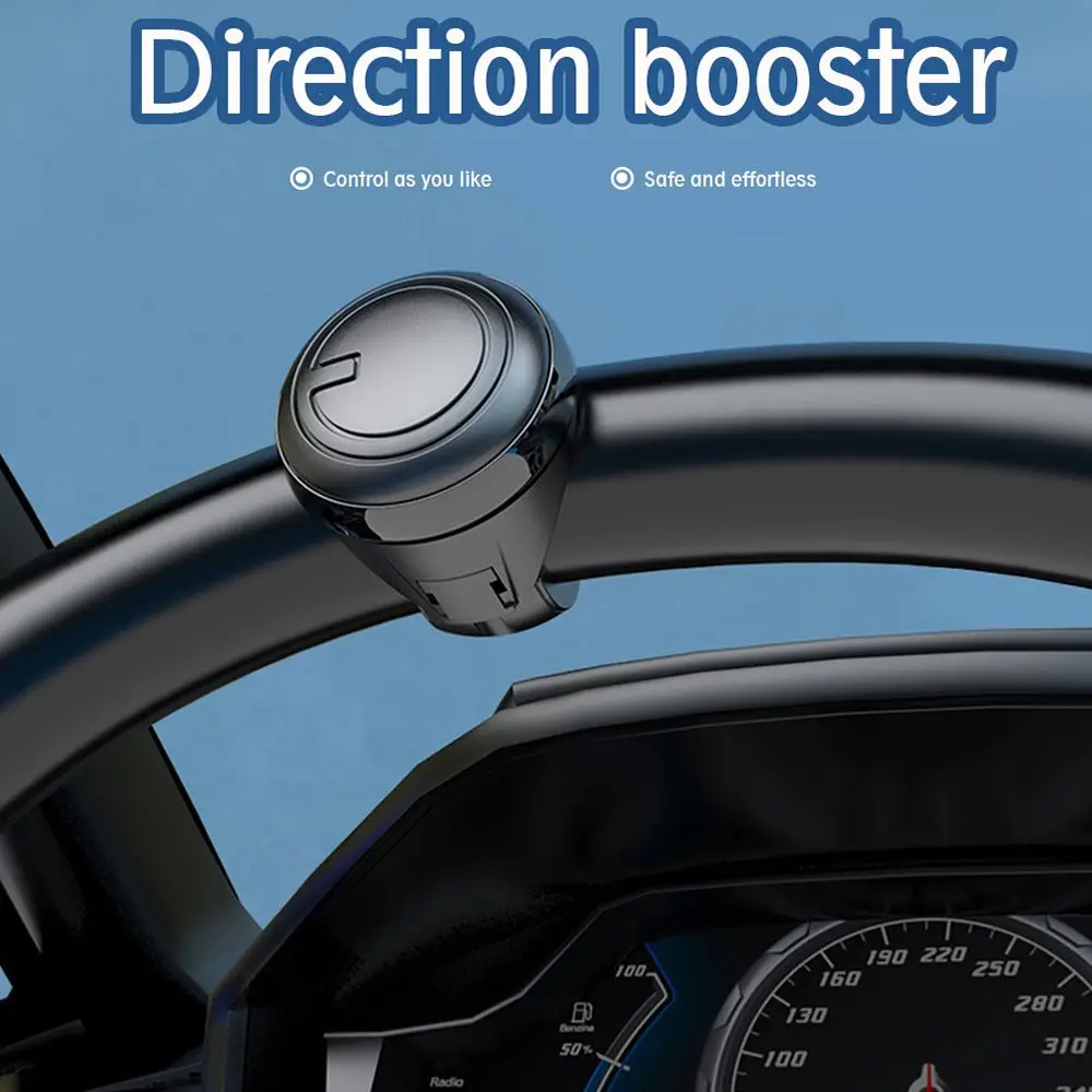 Durable Turning 360 Degree Rotation Ball Shaped Spinner Knob Rotation Helper Steering Wheel Booster Power Handle