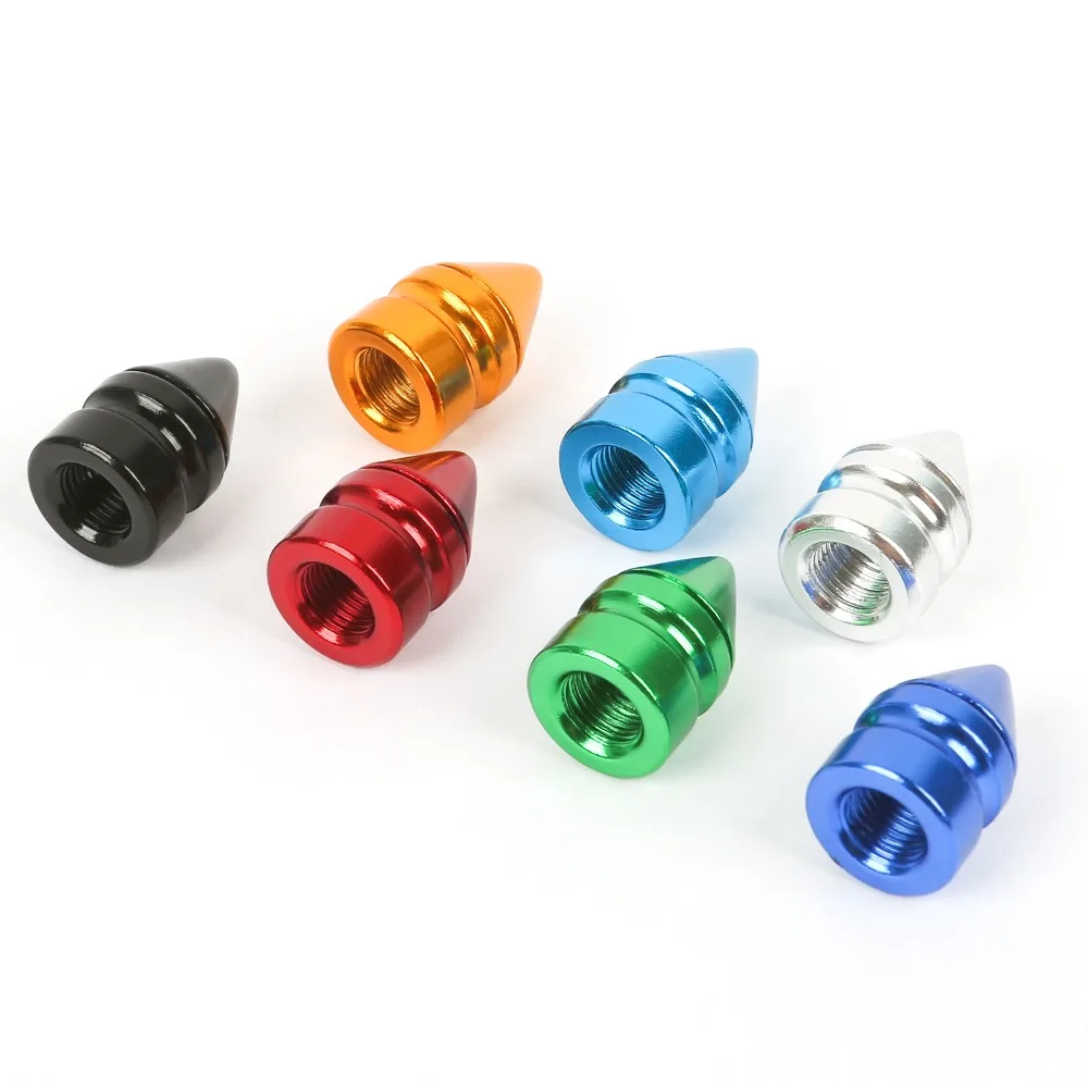 4Pcs Car Tire Valve Cap Pagoda Shape Tire Valve Caps Air Dust Cap Auto Wheel Cap Valve Stem Cap Universal Car Tire Accessory