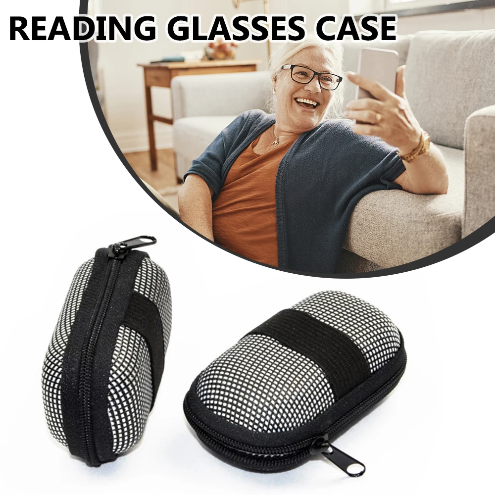 Tragbare Reißverschluss Sonnenbrille Protector Box Eva Reißverschluss Augenbrillen Hülle Kasten Oxford Travel Packgläser Hülle Zubehör