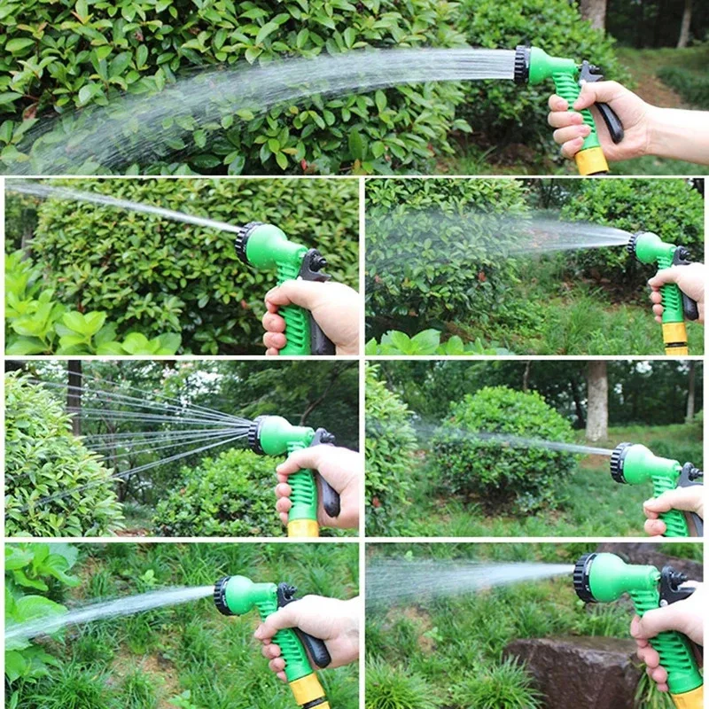Garden plastic water spray gun household gardening watering car washing tool high pressure water gun