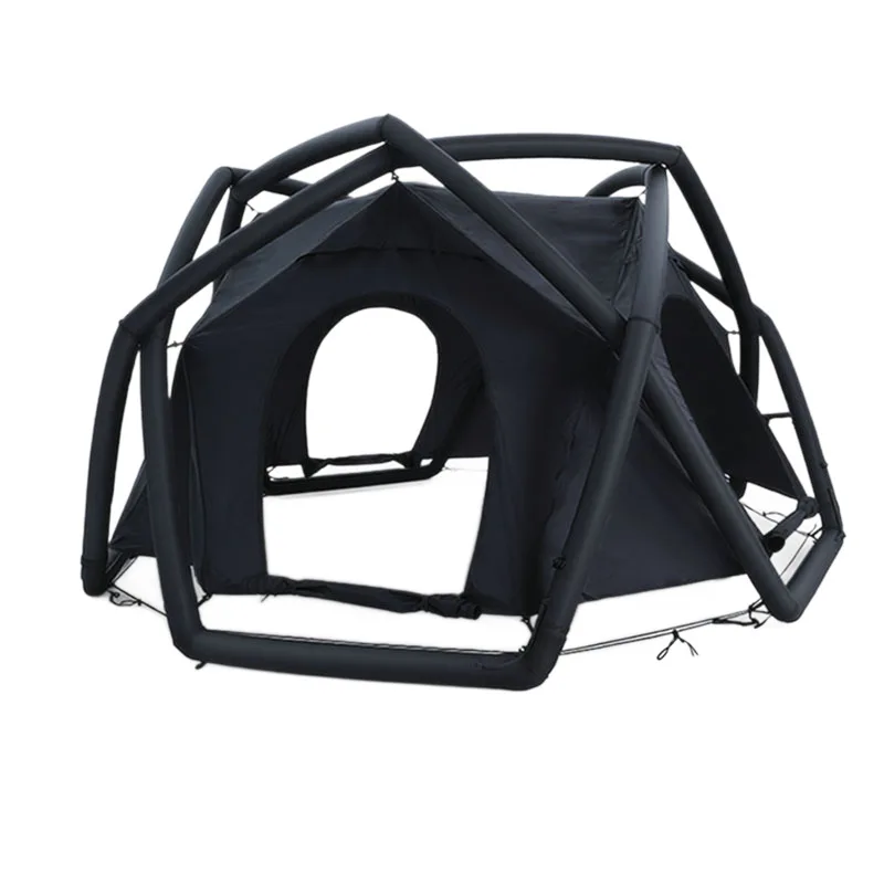 Lightweight spherical inflatable tent, rainstorm-proof camping