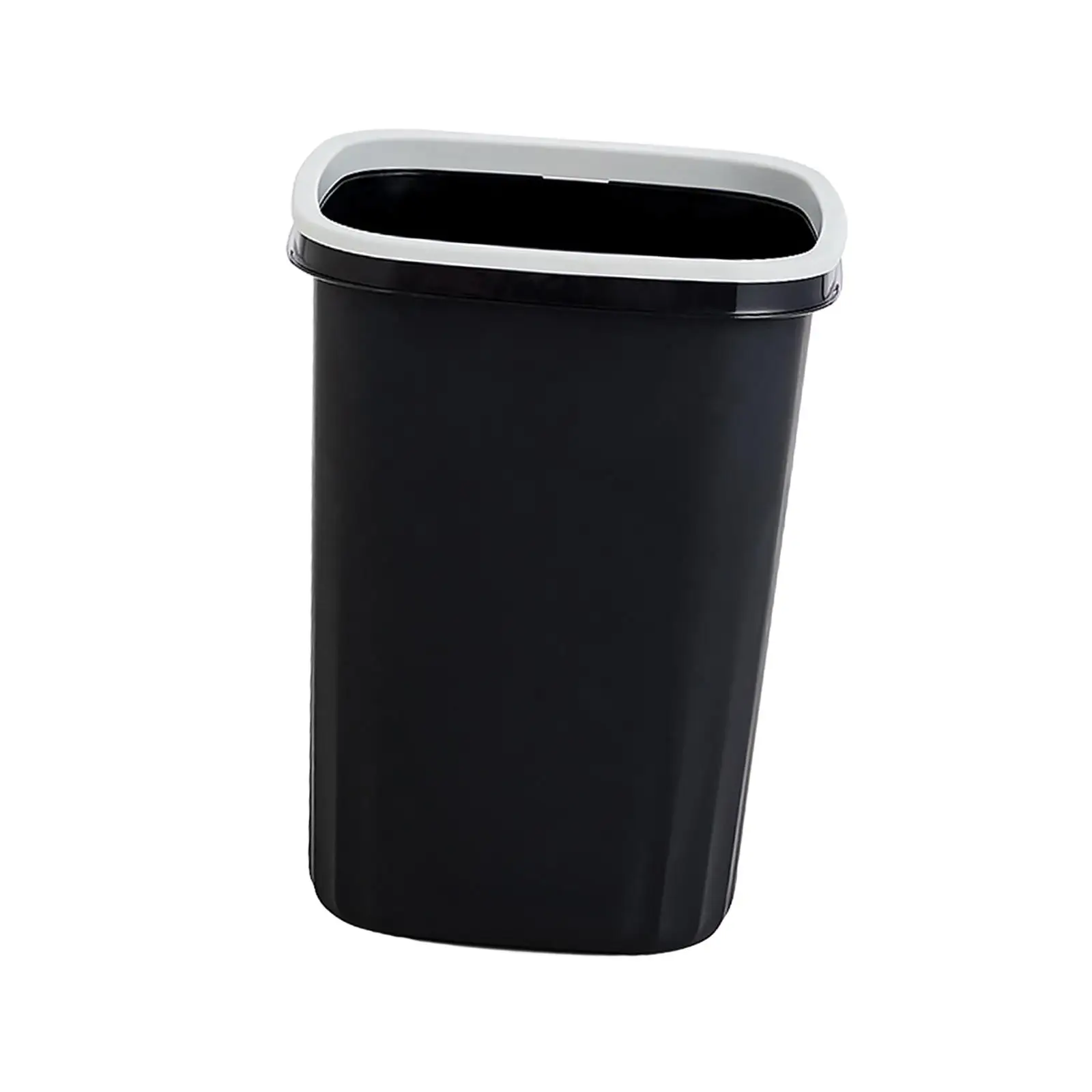 Large Trash Can Durable Waste Bin Lidless Rectangular Wastebasket Garbage Container Can for Bathroom Dorm Living Room Indoor