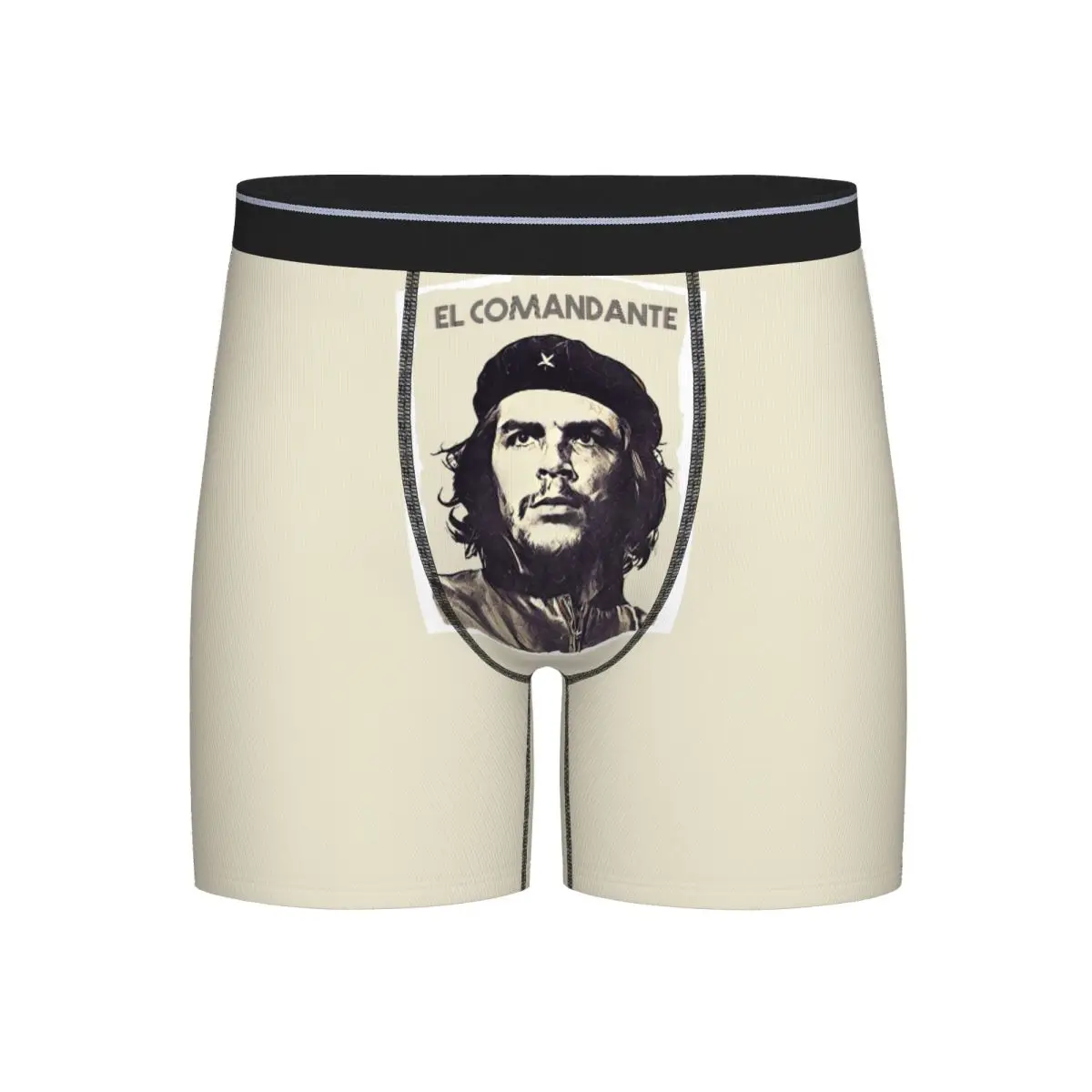 

Длинные трусы-боксеры, шорты Che Guevara As El Comandante Of Cuba, мужские трусы для Homme, мужской подарок бойфренду