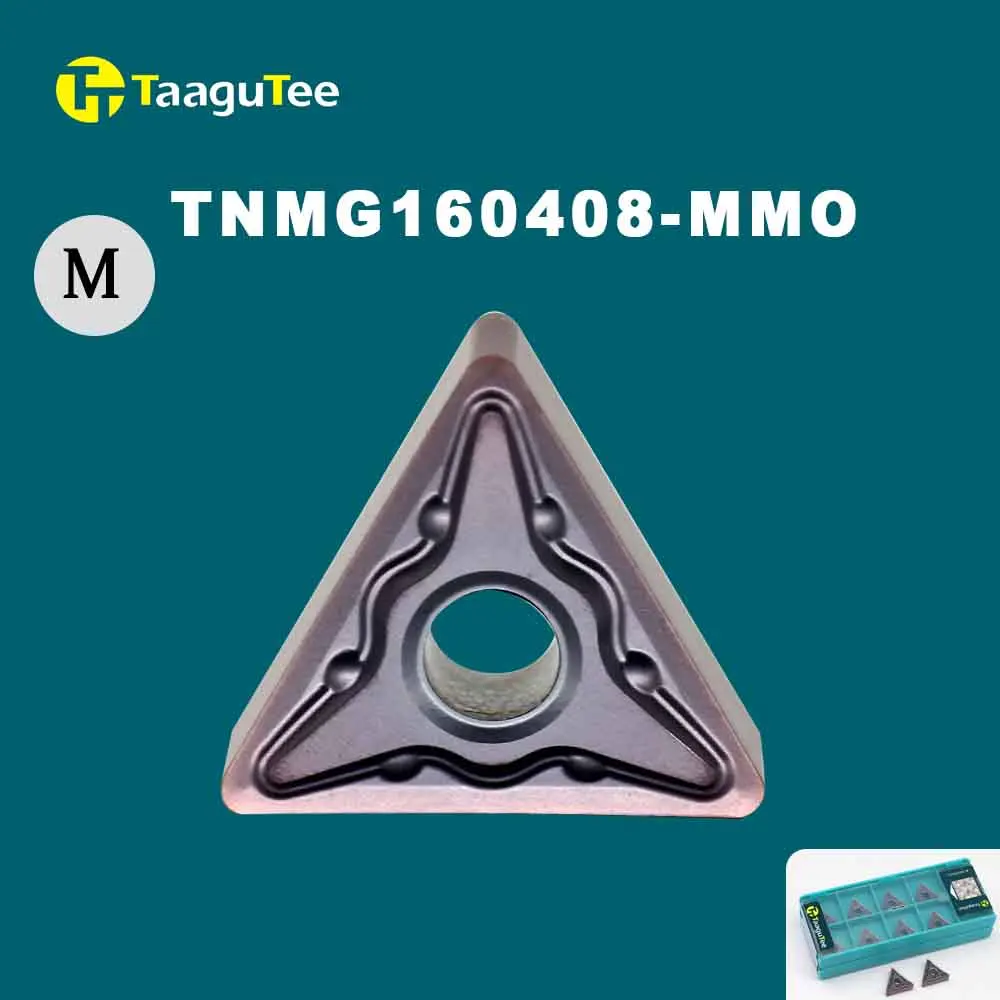 10Pcs TNMG160408 MMO TT1125 Carbide Inserts External Turning Tools Metal Turning Tools Machine Tool Parts Lathe cut