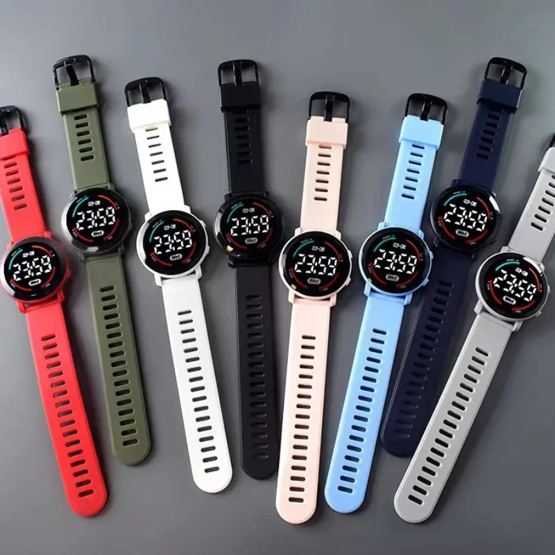 Paar Horloges Mode LED Digitaal Horloge voor Mannen Vrouwen Sport Siliconen Casual Horloge Elektronische Klok Nieuwe Jongens Meisjes Student Klok