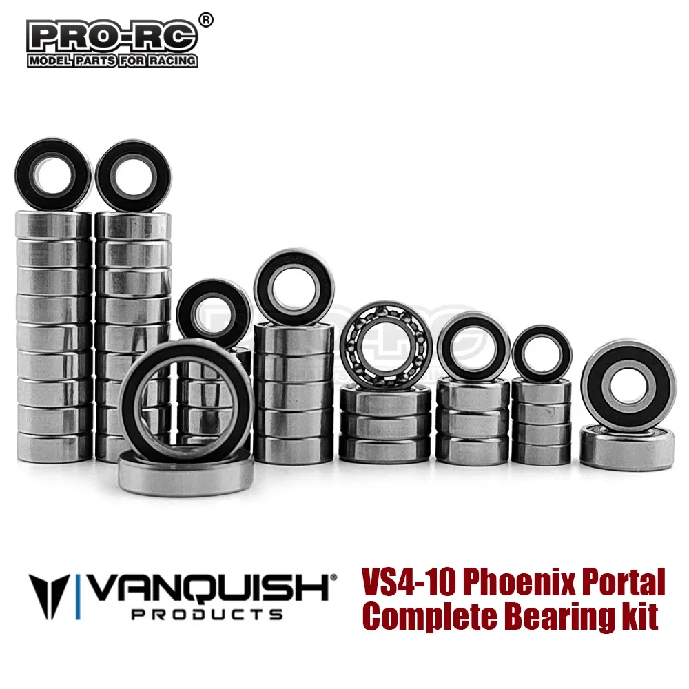 

Полный комплект шарикоподшипников, 48 шт., для Vanquish VS4-10 Phoenix Portal RTR Kit/Fallken Ed Rc, автомобильная часть