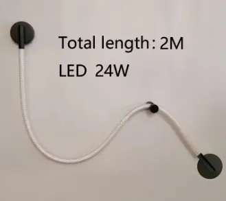 Modern LED Ceiling Chandelier Personality Braided Hose Lamp Ceiling Living Room Bedroom LED Lights Nordic Home Decor Suspension