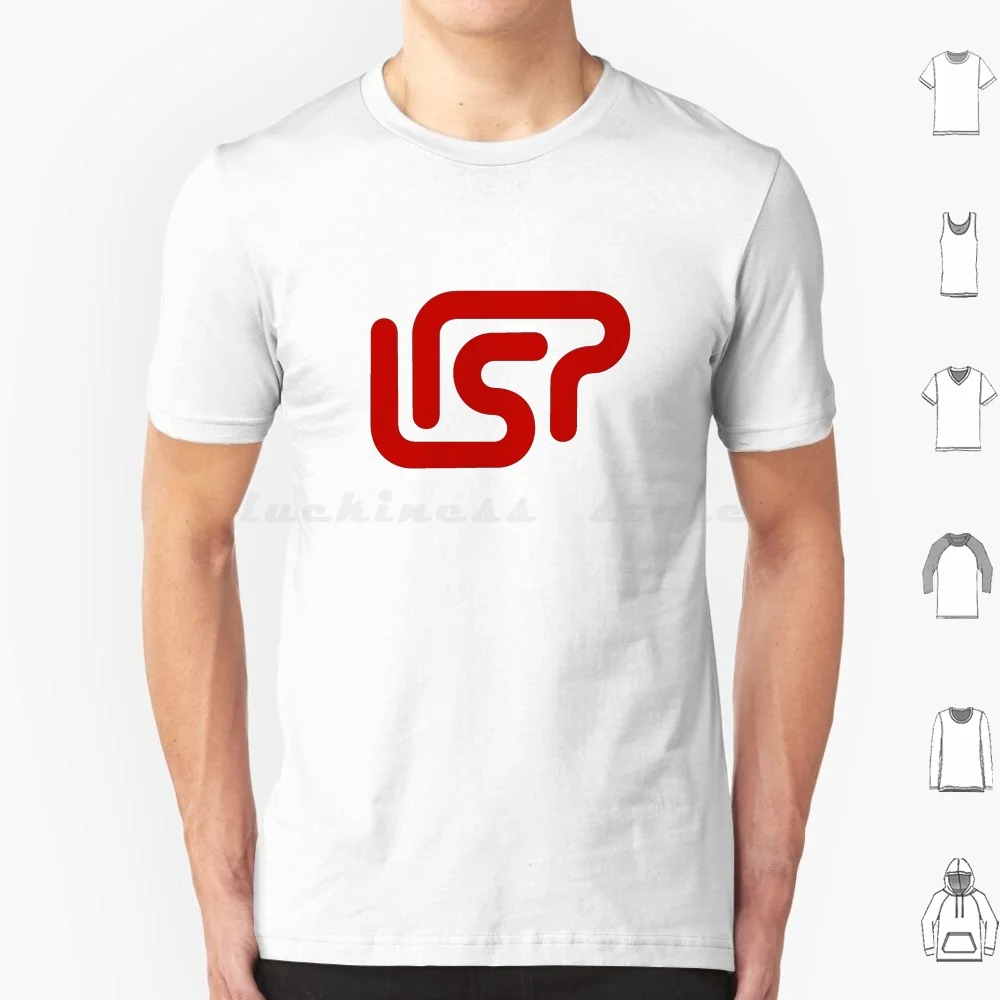 Lisp Logo T Shirt Big Size 100% Cotton Lisp Logo Pc Computer Programming Languaje Developer App Common Lisp Scheme Emacs Lisp