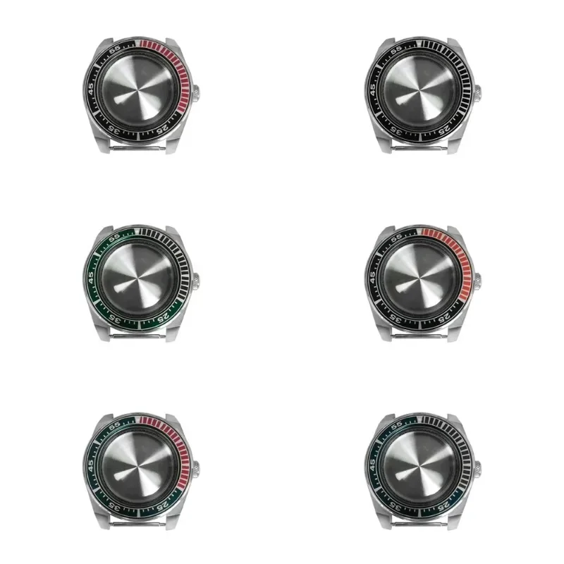 Boîtier en acier inoxydable SION L, verre saphir, ombre intérieure noire, pièces de montre modifiées, compatible avec NH35, NH36, 10iko, 43mm, NH36