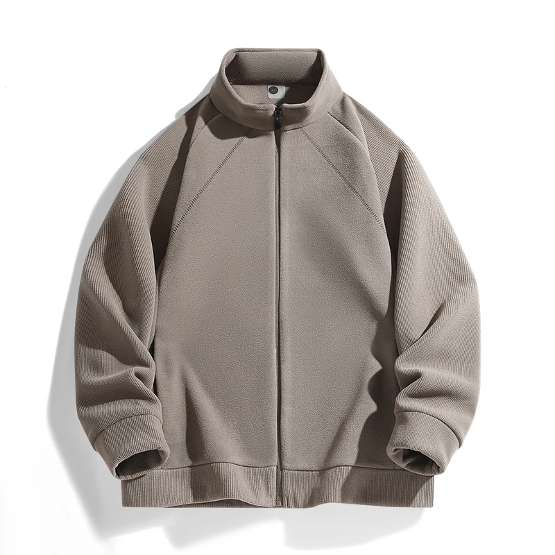 

Running Warm Jacket Men Spring Autumn Comfortable Casual Sports Fashionable Jacket Autumn Stand-up Collar Zipper Cardigan Jacket