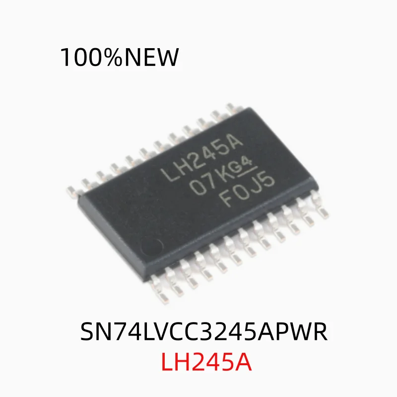(10 Pieces) 100% New Sn74Lvcc3245Apwr Silk Screen Lh245A Package Tssop-24 Three-State Output Eight-Way Bus Transceiver Smd Chip Ic